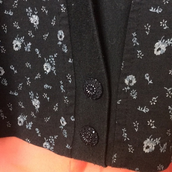 MIZ California Vintage Women’s Top Mixed Black White Prints Size L Funky Hippie - Picture 5 of 11